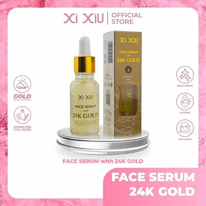 xi xiu face serum 24k gold