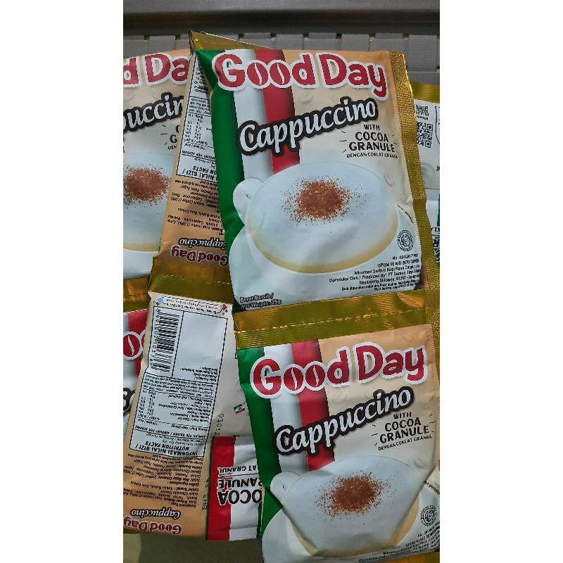 

GOOD DAY Cappuccino with cocoa granule 1Renteng/10pcs