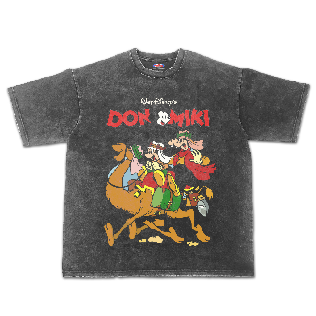 Kaos Kartun Mickey Mouse Disney Oversize Sandwash
