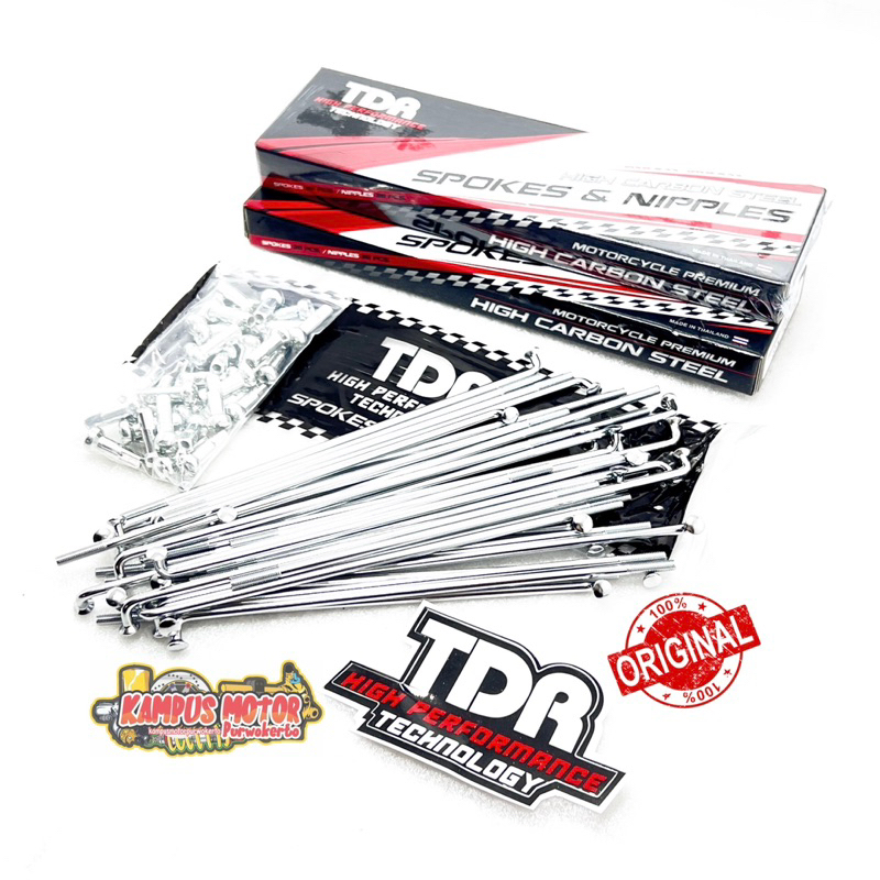 Ruji/Jari Jari Motor TDR Chrome | Jeruji chrome TDR 89/120/130/154/157/159/164/172/184