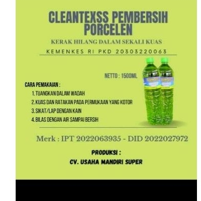 Pembersih porselen CLEANTEX 1karton