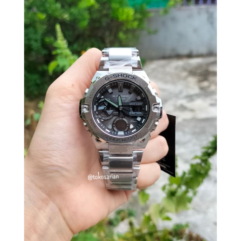 G-Shock GST-B400D-1ADR Original Bergaransi Jam Tangan Pria Analog Digital Rantai