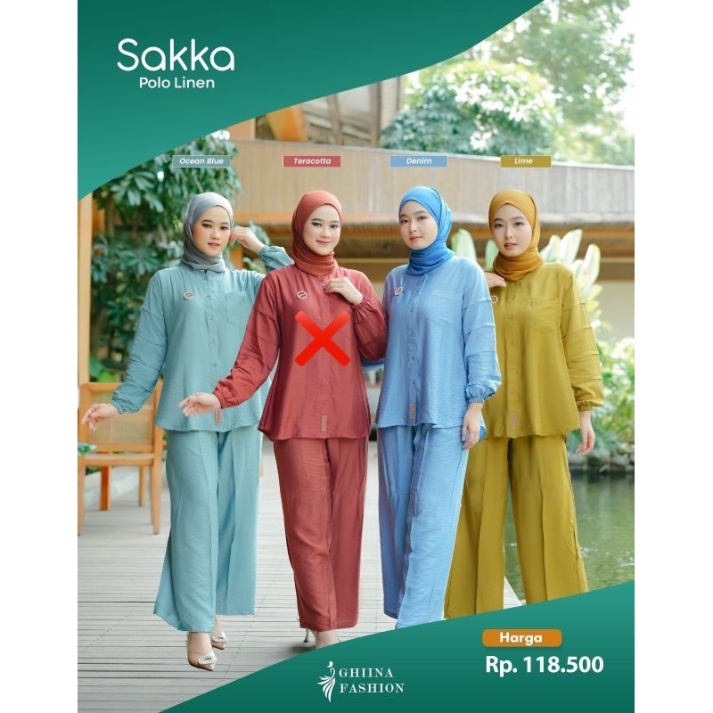 sakka one set by ghina fashion