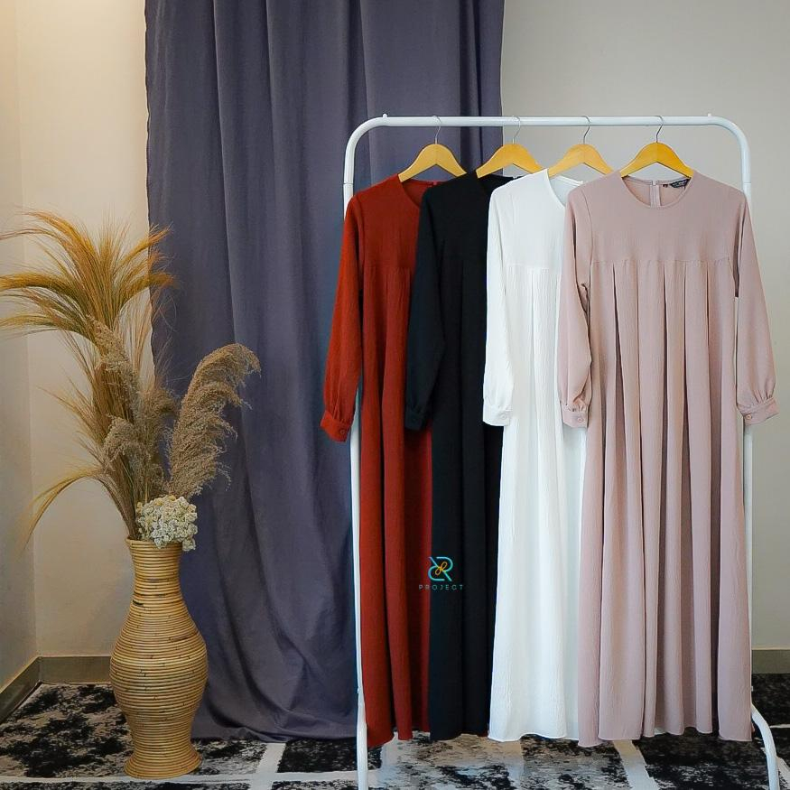 WAFFA DRESS || GAMIS CRINKLE AIR FLOW PREMIUM || FASHION MUSLIM WANITA