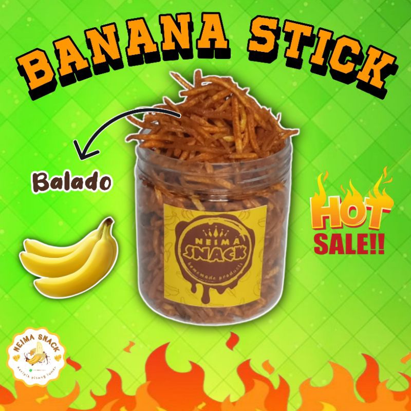 

Banana stick varian rasa balado