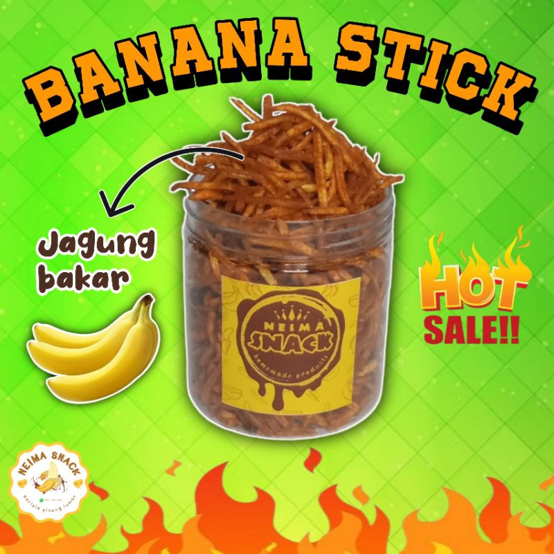 

Banana stick varian rasa jagung bakar by neima snack