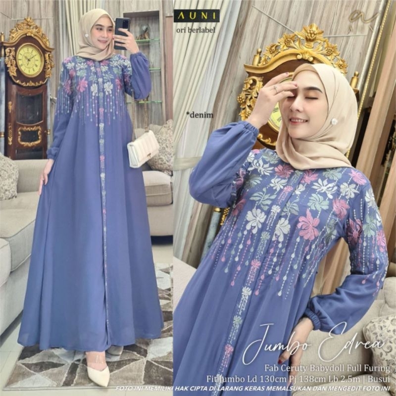 Dress Muslim Jumbo Edrea By Uwais Auni