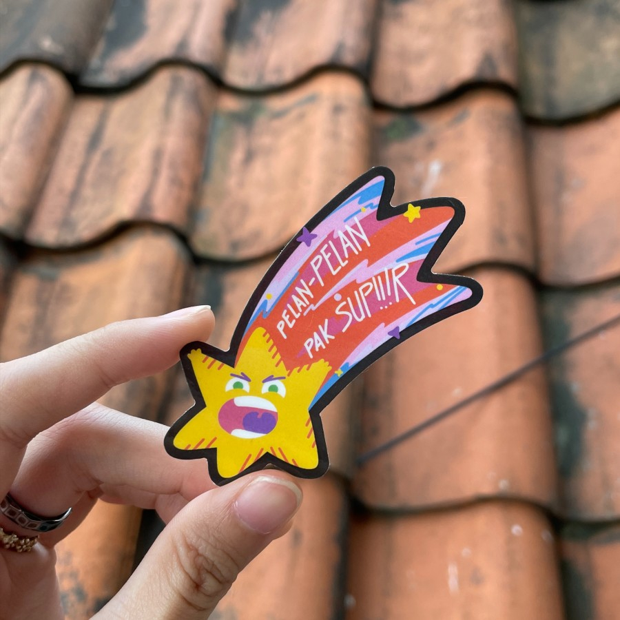 

Pelan-pelan Pak Sopir - Sticker Vinyl Gloss