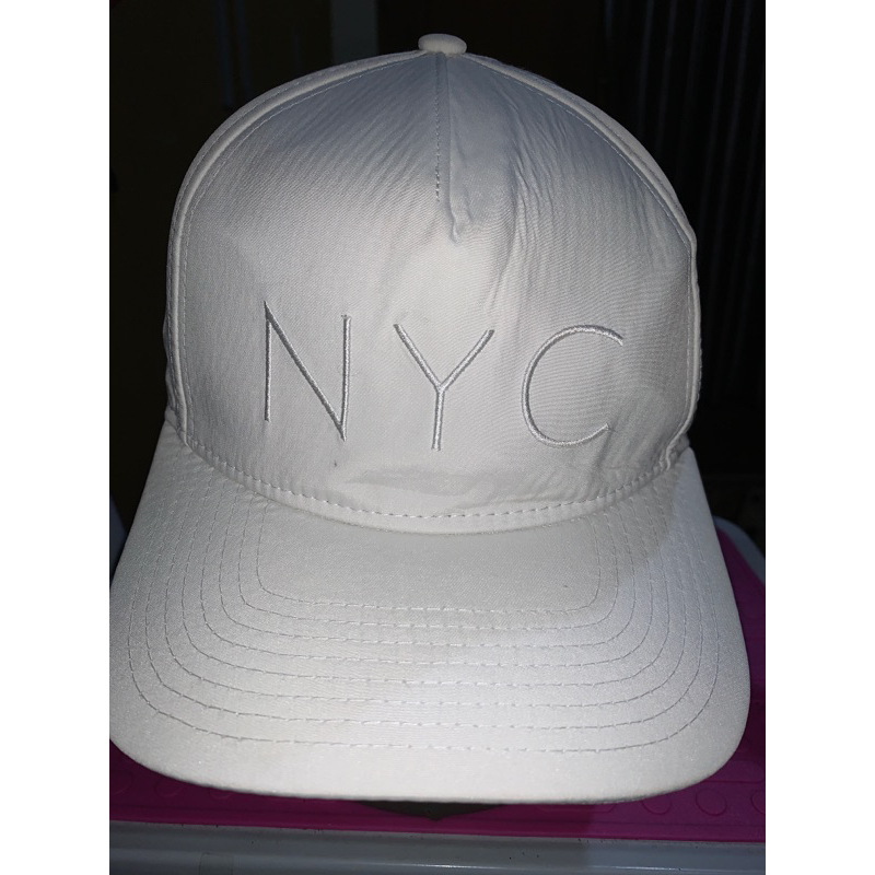 Topi NYC WOW (White on White) New Era original 100%~ sekon