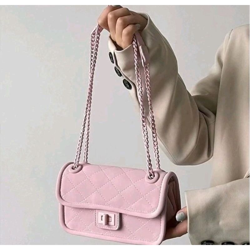 Tas slempang kulit wanita tas cewe kecil slingbag premium GD 8068