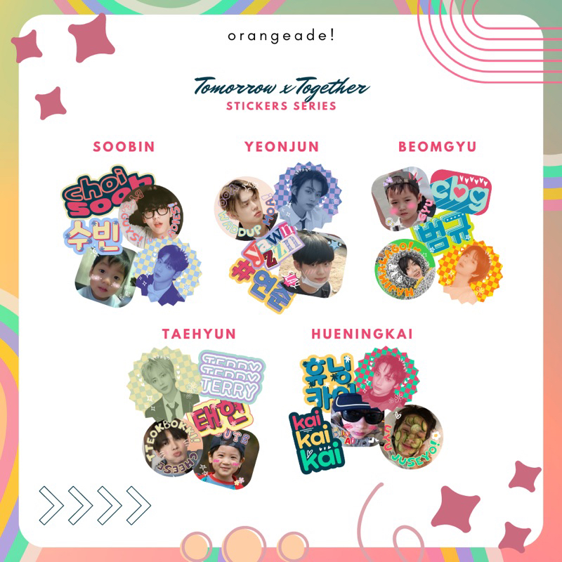 [READY STOCK] TXT STICKERS (Stiker KPOP Fanmade Merch)