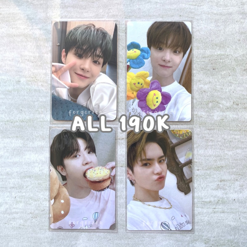 Photocard Treasure Jihoon Junghwan Yoshi MD Pop Up Jikjin Selca Donat Ktown Boboan