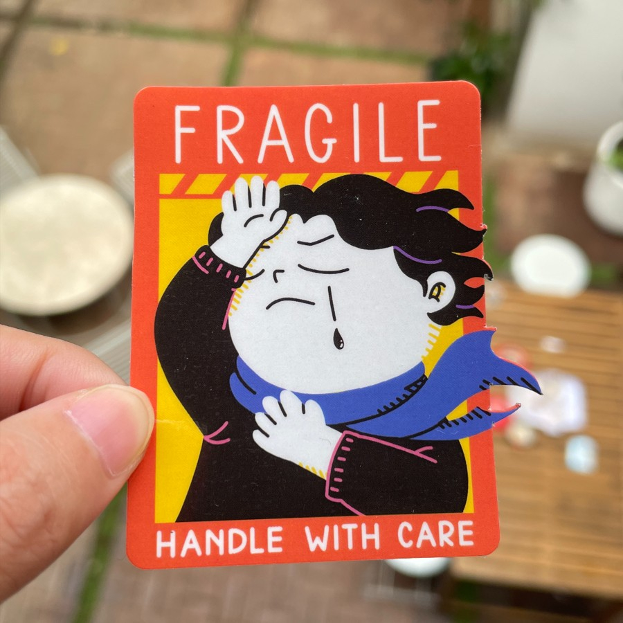 

I'm Fragile, Please Handle with Care - Sticker Vinyl Gloss