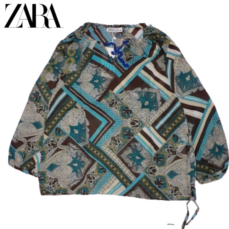 Original Zara Atasan Wanita Vintage