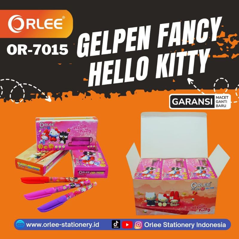 

GELPEN ORLEE FANCY HELLO KITTY BTS FROZEN 1 PAK ISI 12 PCS
