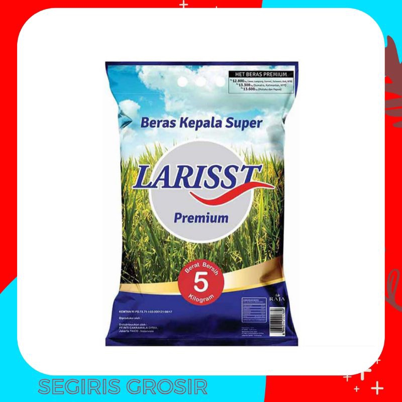 

Larisst Beras Premium Kepala Super 5 Kg