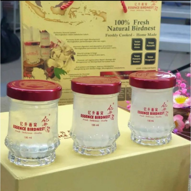 

ESSENCE BIRDNEST MINUMAN SARANG BURUNG WALET - FULLNEST 95% ( isi 6 BOTOL @100ML)