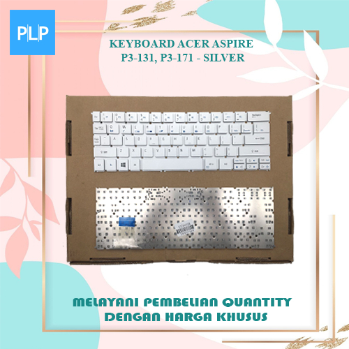 Keyboard Laptop Ultrabook Acer Iconia P3-131 P3-171 W700 W700P Silver