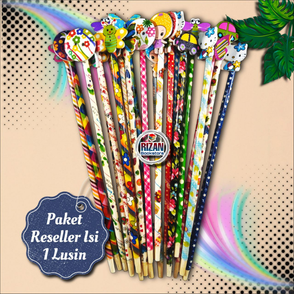 

[Paket Isi 1 Lusin] Tuding Ngaji Colorful