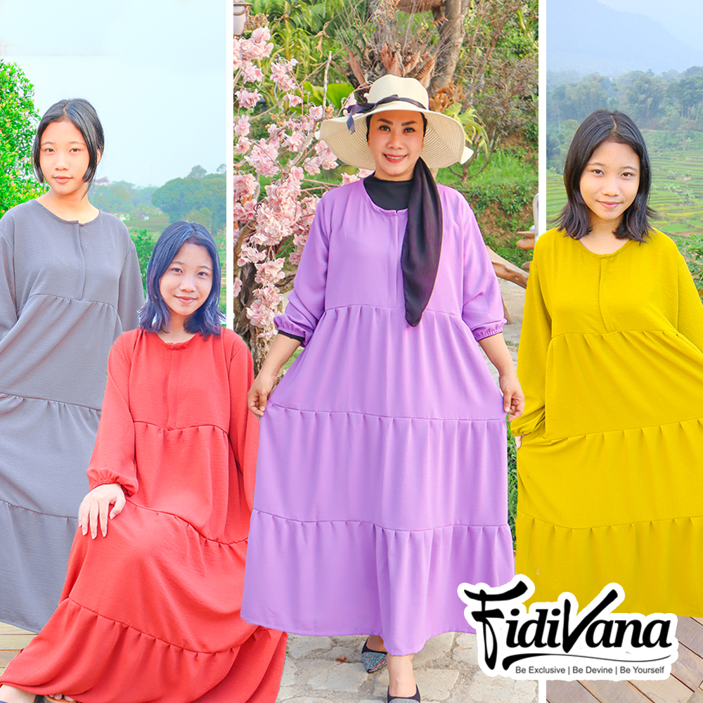 Fidivana Clarisha Dress | HQ Airflow Crinkle Premium