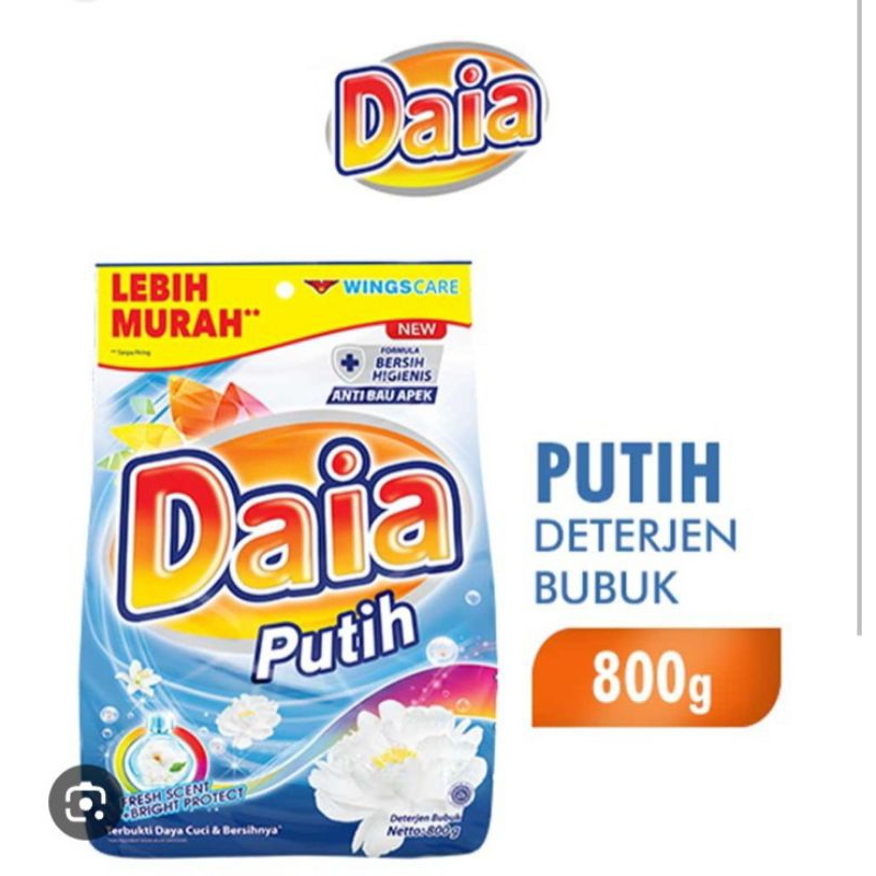 DAIA DETERGEN PUTIH 800GR