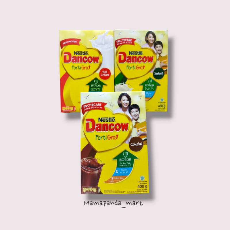 

DANCOW FORTIGRO COKLAT/FULL CREAM/INSTAN 390G