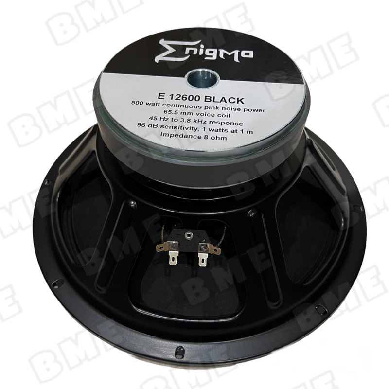 Speaker Component Enigma 12600 Black E 12600 Black Original 12 INCH