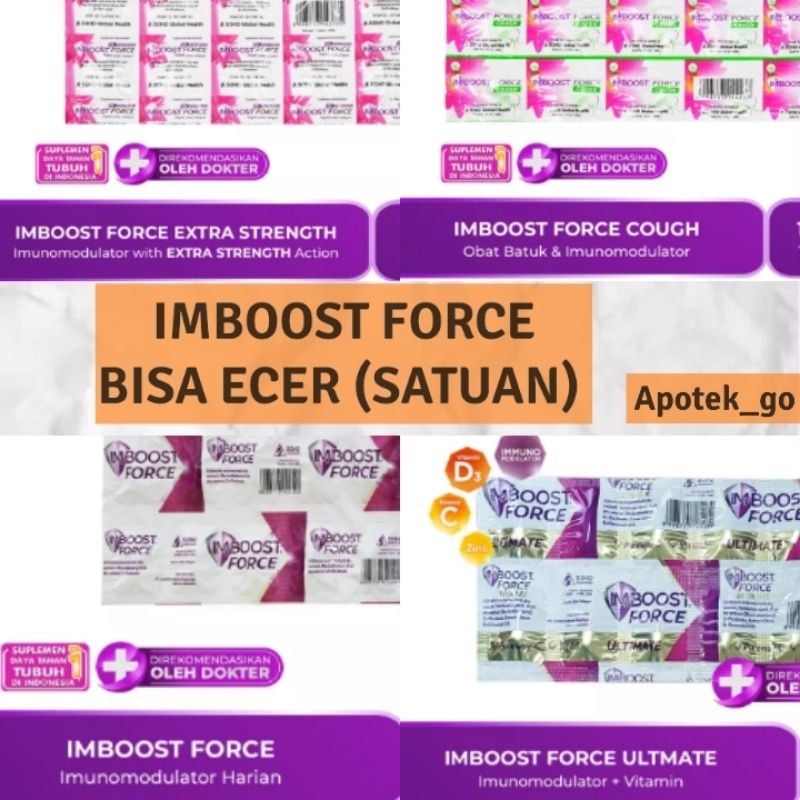 (ECER PER CAPLET) IMBOOST FORCE IMBOOST FORCE ULTIMATE IMBOOST FORCE COUGH