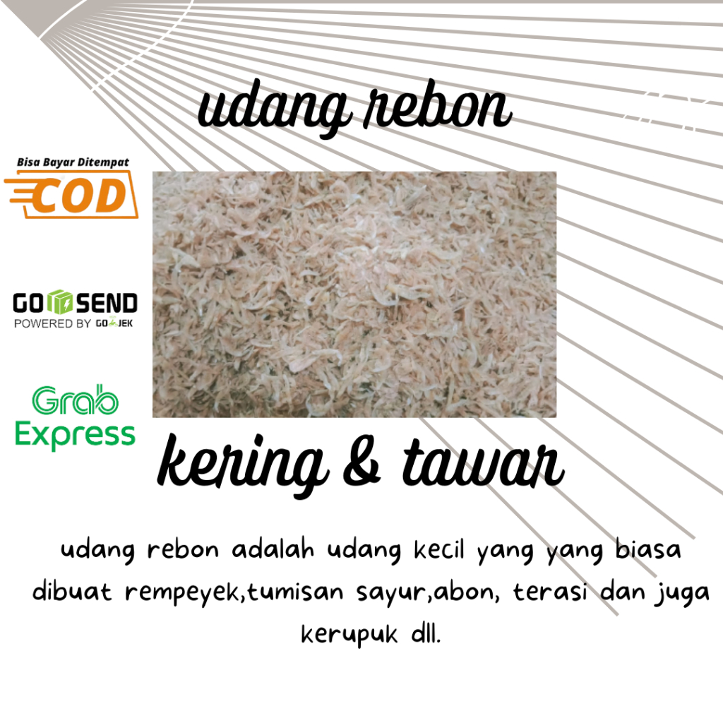 

Udang Rebon 100gr-1kg Kering dan Tawar - Camilan Berkualitas Terbaik