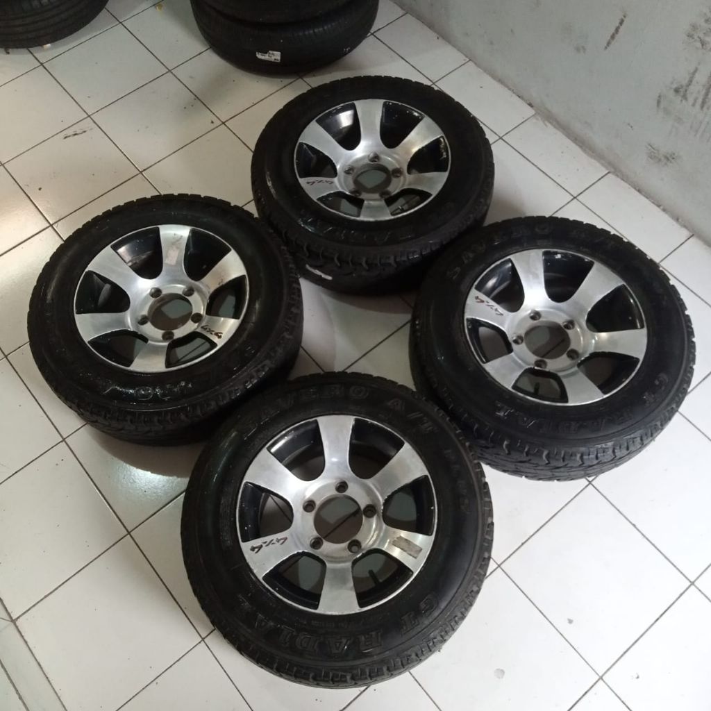 velg mobil murah buat feroza katana type excel ring 15 pcd 5x139 plus ban