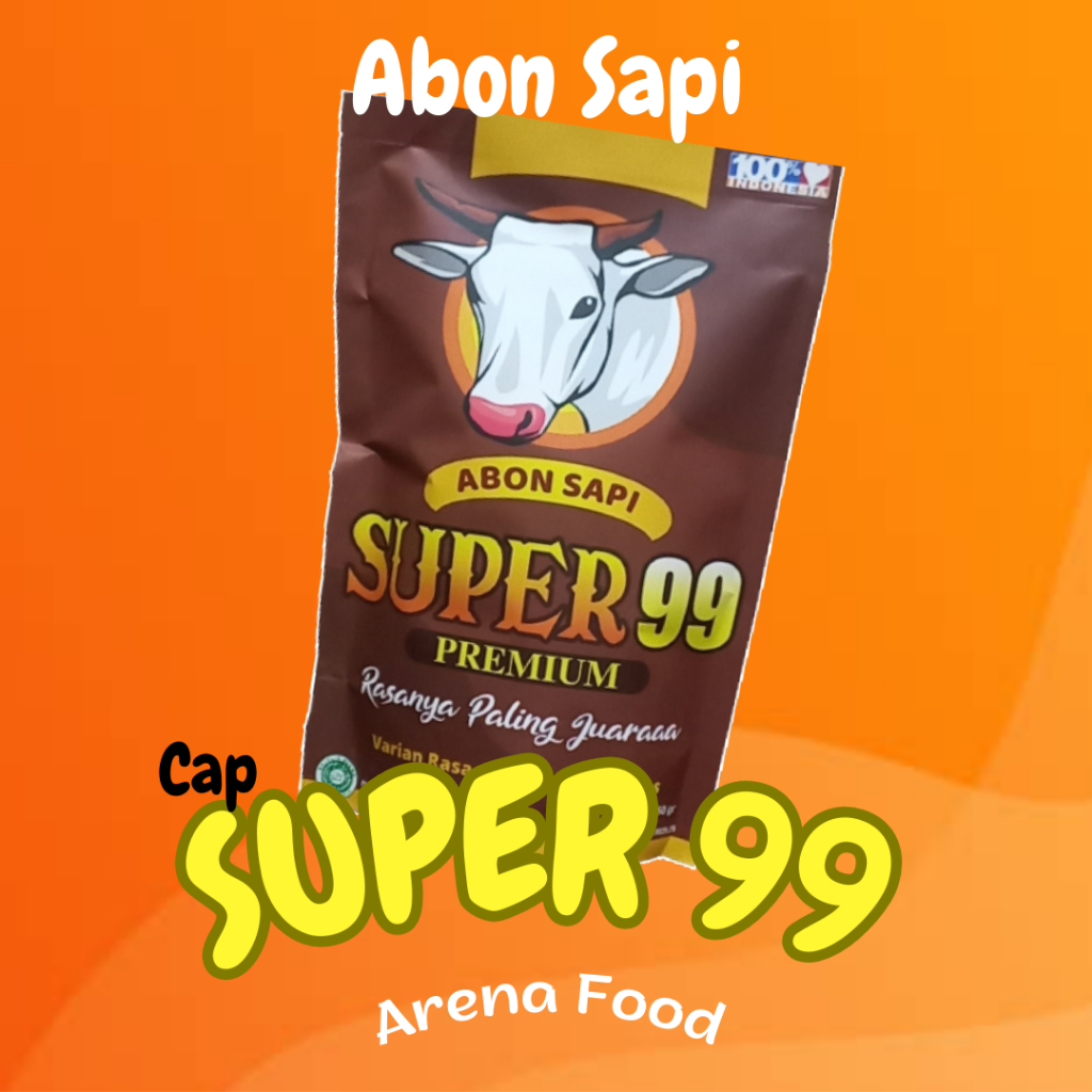 

Abon Sapi Super 99 Premium | Asli Boyolali 250 gram