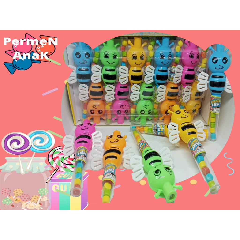 

permen anak warung rasa mints lebah 30pcs