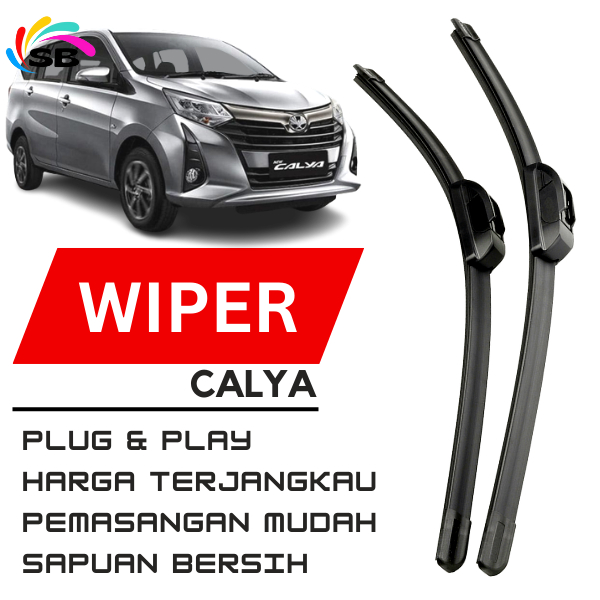 WIPER CALYA DEPAN FRAMELESS 1 SET WIPER CALYA 2018