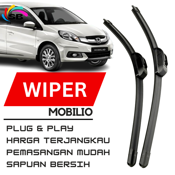 WIPER MOBILIO DEPAN WIPER MOBILIO FRAMELESS 1 SET WIPER DEPAN MOBILIO