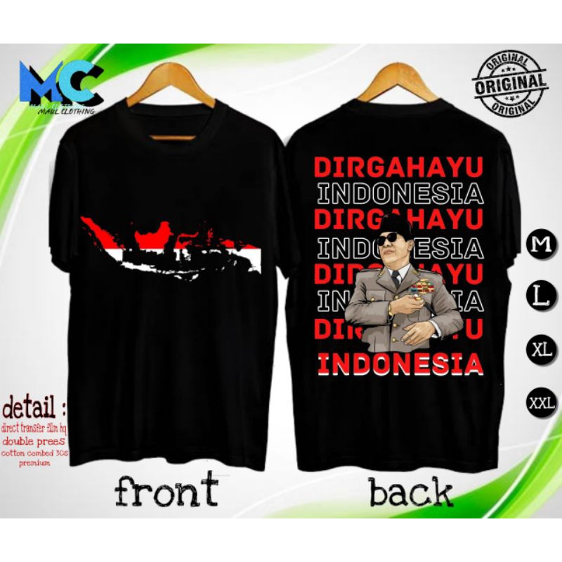 KAOS DIRGAHAYU INDONESIA - KAOS INDONESIA MERDEKA