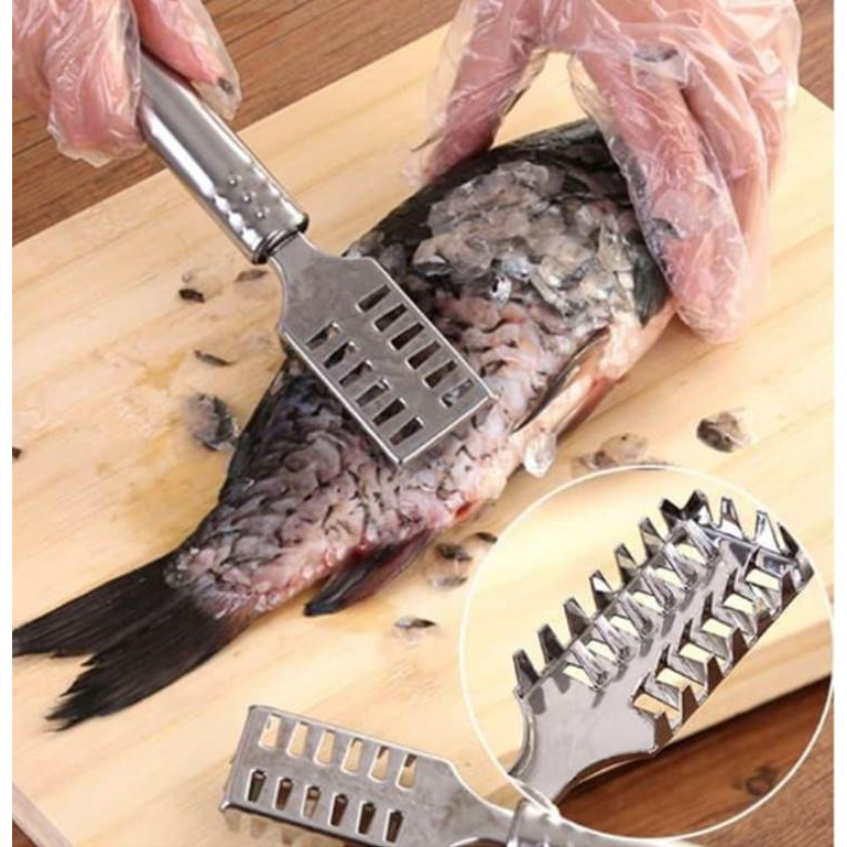 Pembersih Sisik Ikan Stainless | Pisau Ikan | Pisau Sisik Ikan