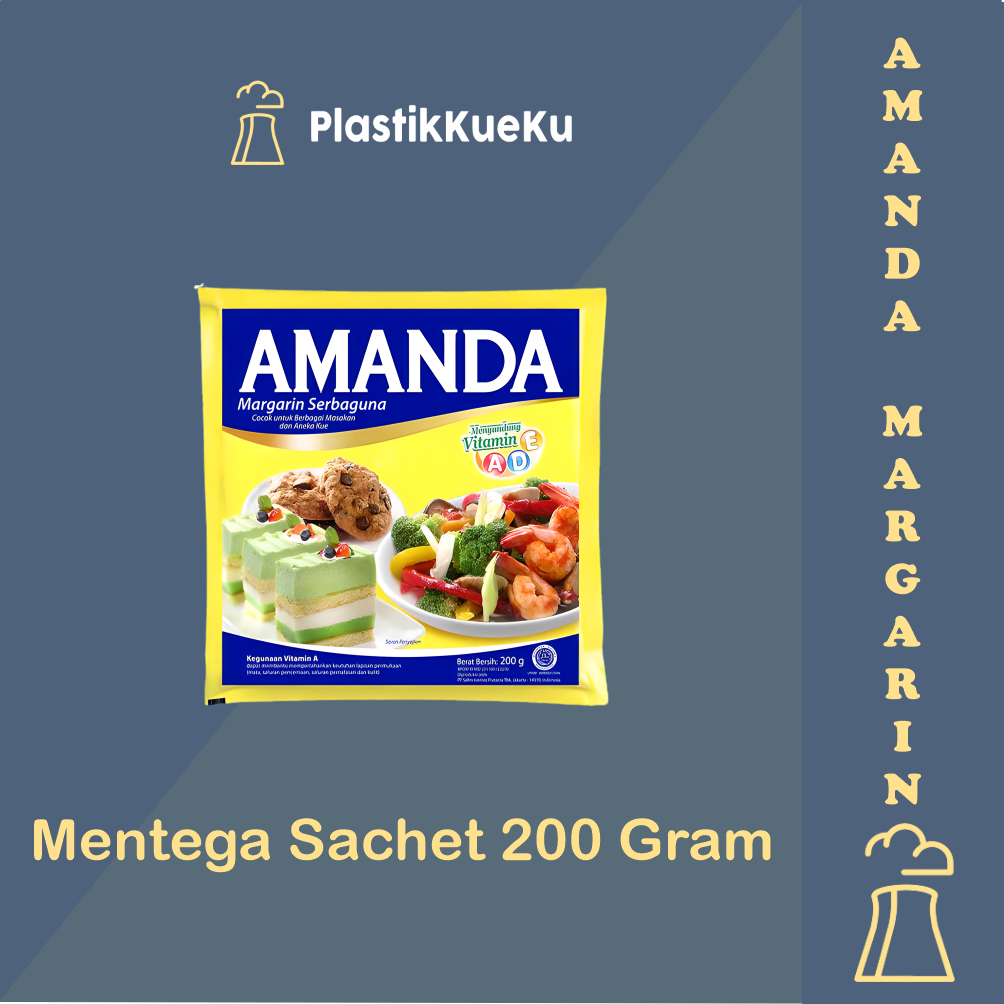 

Mentega Amanda Sachet Margarin Serbaguna 200 Gram