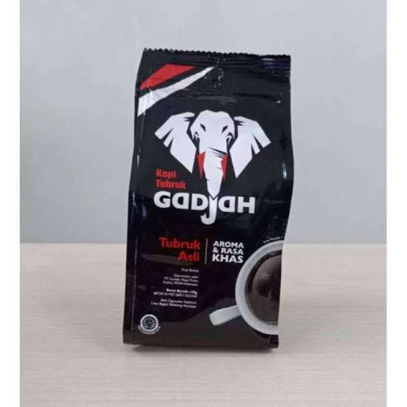 

2pcs GADJAH Kopi Tubruk Asli Instan 150 g + 1renceng 12pcs