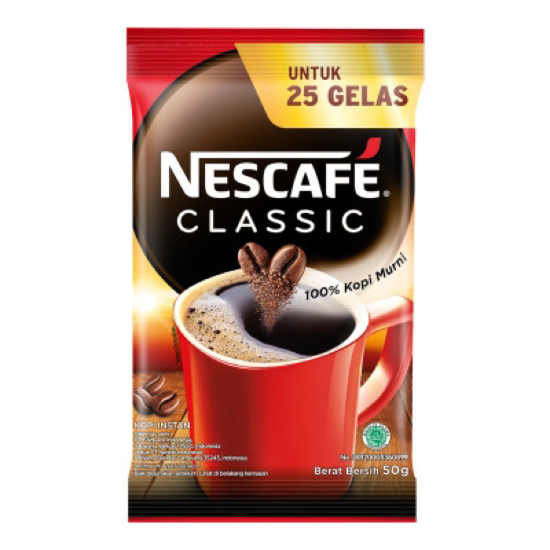 Nescafe Classic Bag 45 g / 25gelas