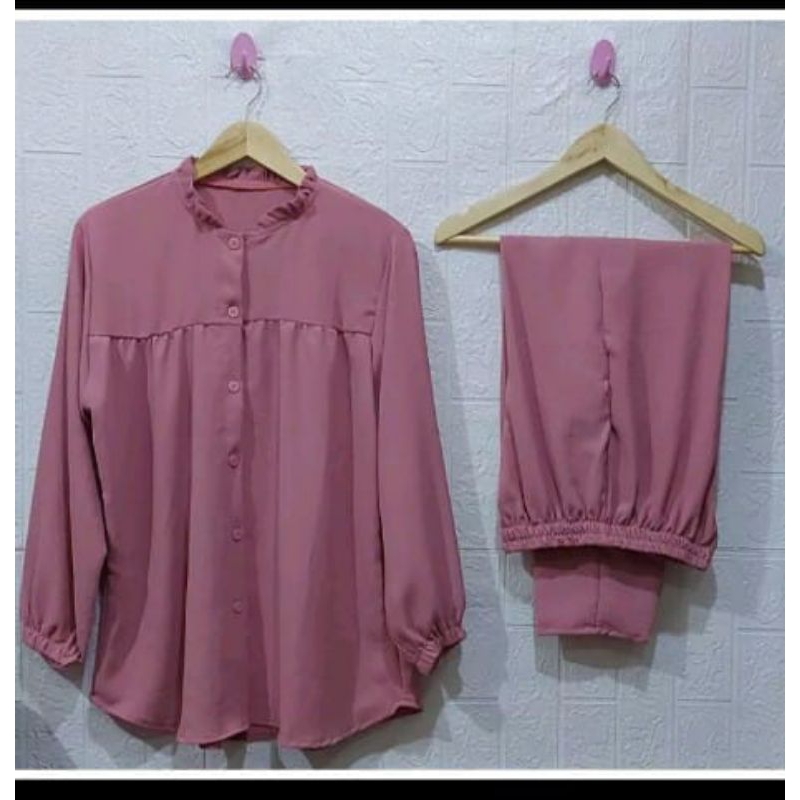 ONE SET RAYON CRINKLE AIRFLO // SETELAN RAYON CRINKLE AIRFLO//
