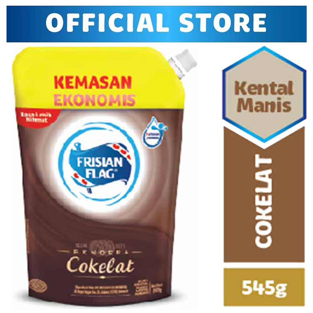 

Frisian Flag Kental Manis Cokelat 545G susu kentaal manis coklat