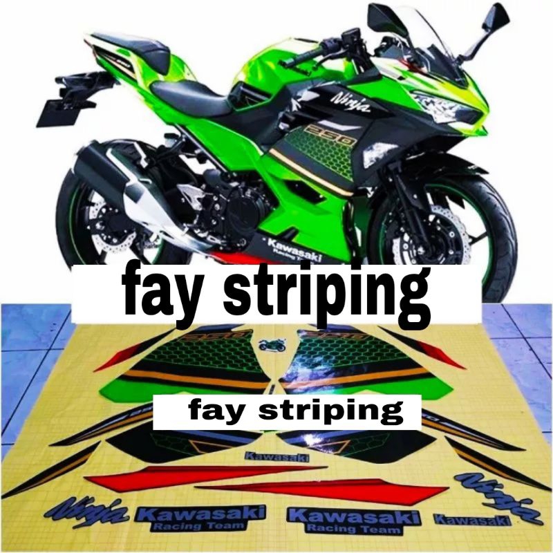 Striping ninja 250 Fi new Livery KRT 2022