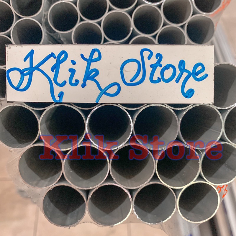 Pipa Bulat Aluminium 23 mm PER BATANG (6 meter)
