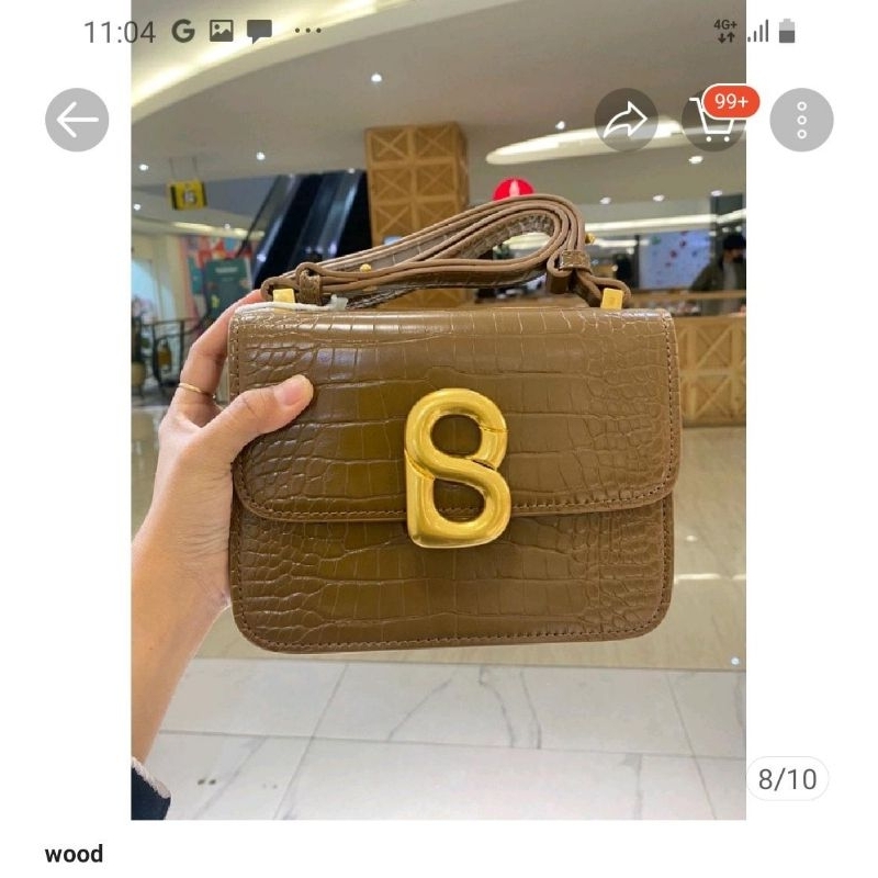 audrey bag  2.0 medium wood