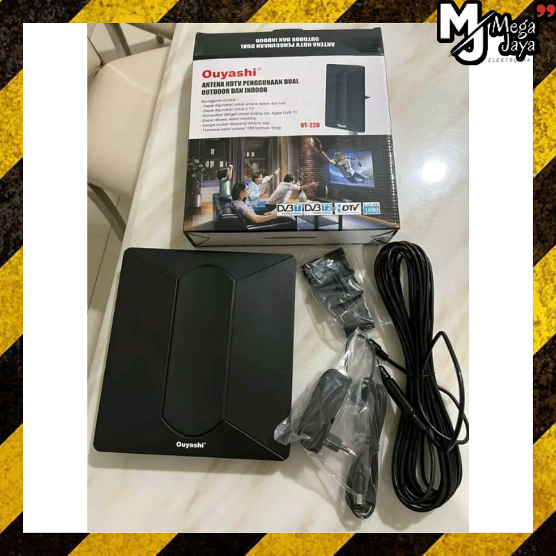 ANTENA DIGITAL INDOOR DAN OUTDOOR MERK OUYASHI / BISA UNTUK 2 TV