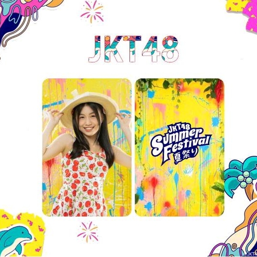 Photocard JKT48 Summer Gen 11 | Michie Daisy Anin Alya Gendis Gressel Gracie