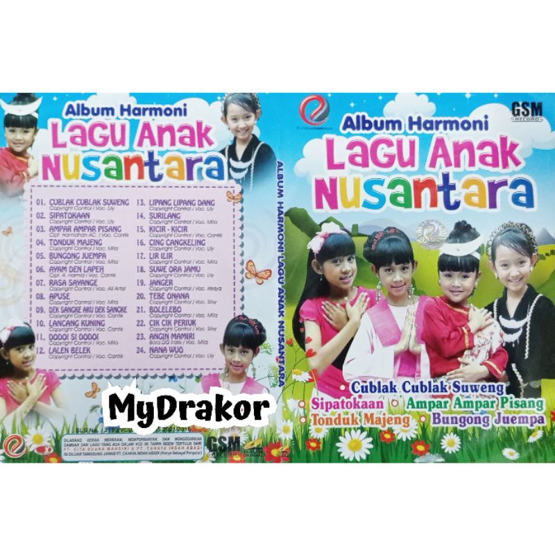 kaset original video Lagu Anak Anak Nusantara