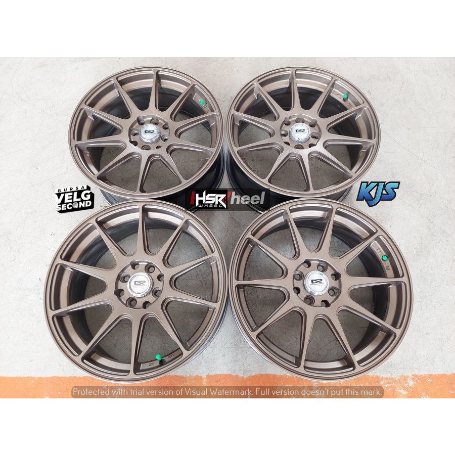 Velg mobil bekas model XXR R17X7,25 8X100/114,3ET35BRONZE