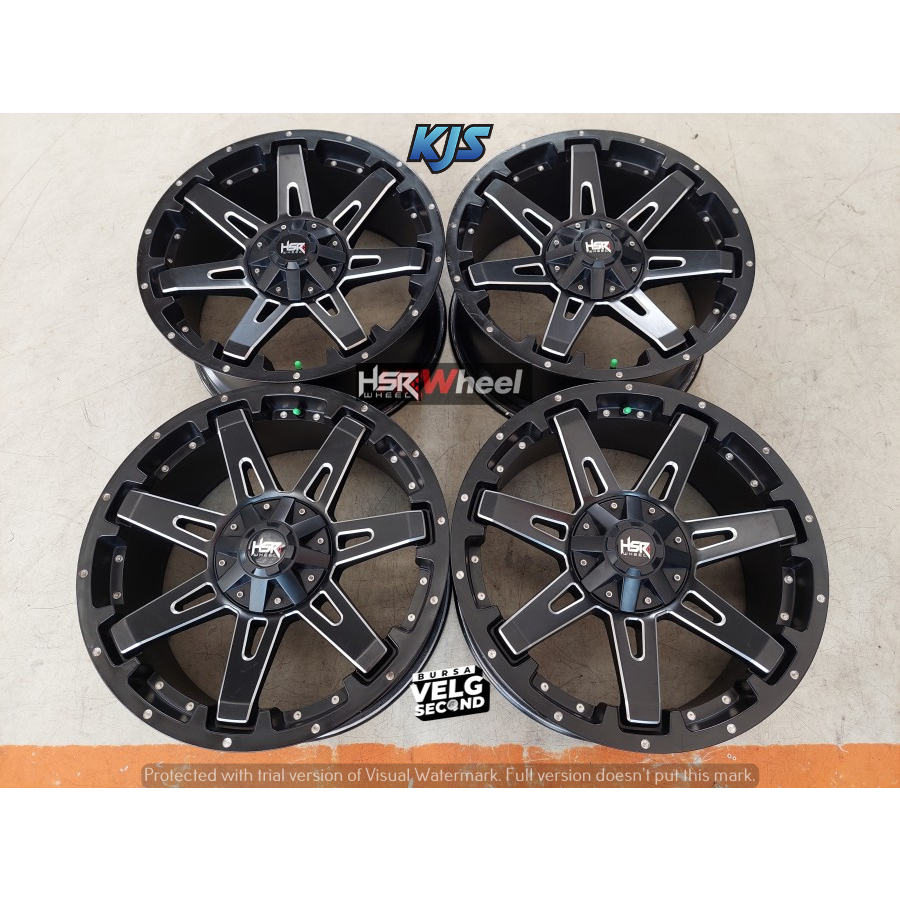 Velg HANKS(HSR) R20X9 5X114 BLACK