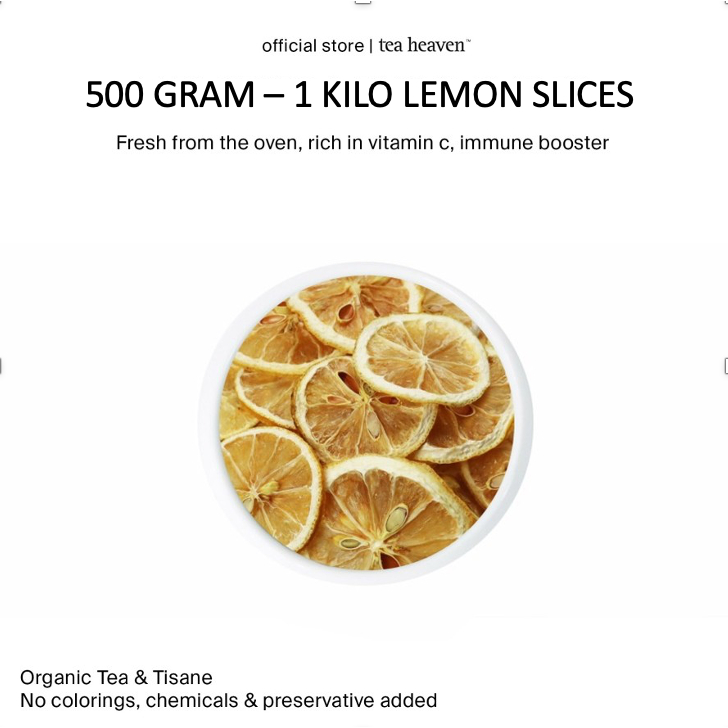

Dried Lemon Kering Iris Artisan Tea Lemon Slice Tisane
